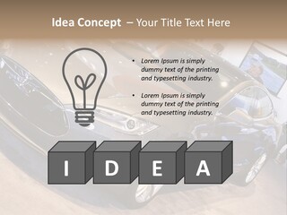 Vehicle Michigan Naias PowerPoint Template