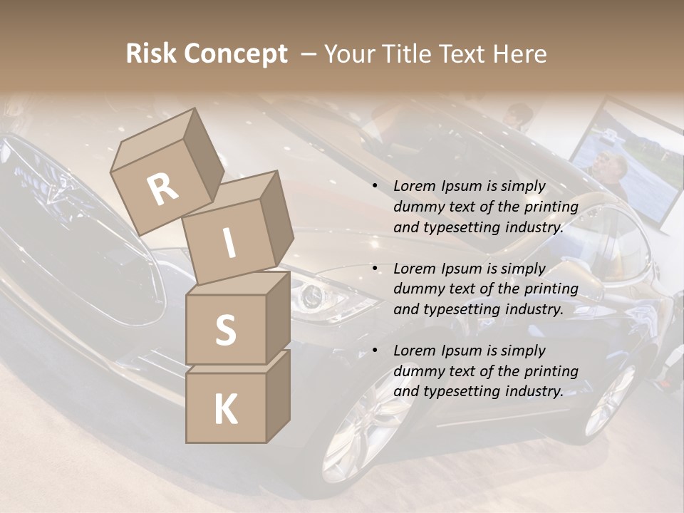 Vehicle Michigan Naias PowerPoint Template