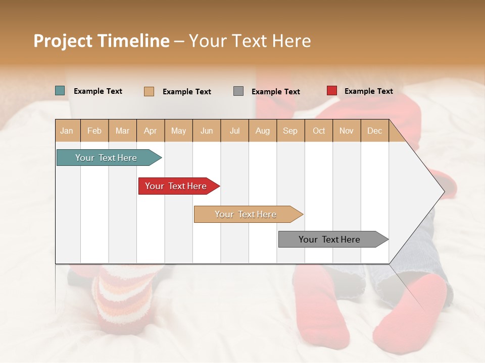 Female Personal Computer PowerPoint Template