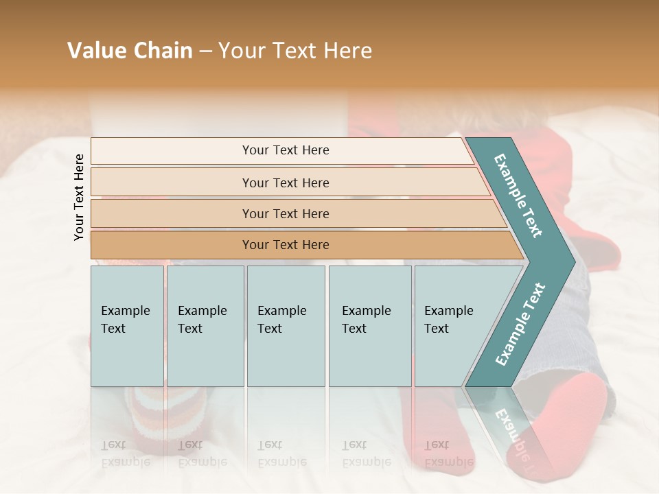 Female Personal Computer PowerPoint Template