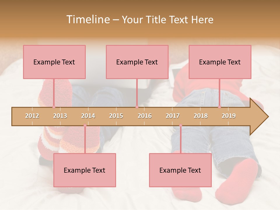 Female Personal Computer PowerPoint Template