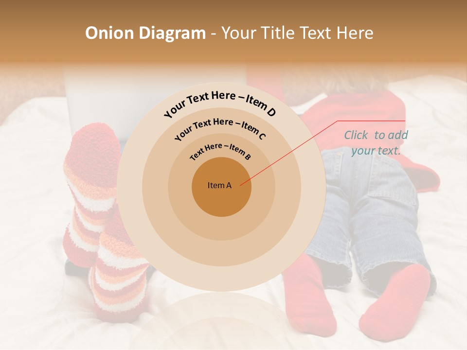 Female Personal Computer PowerPoint Template