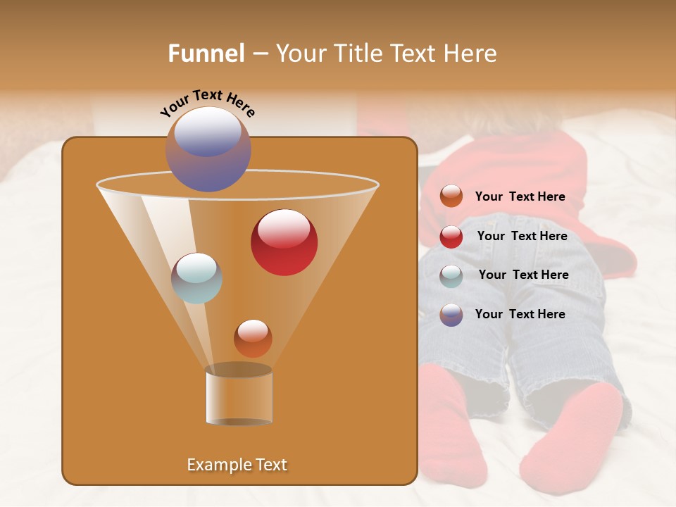 Female Personal Computer PowerPoint Template