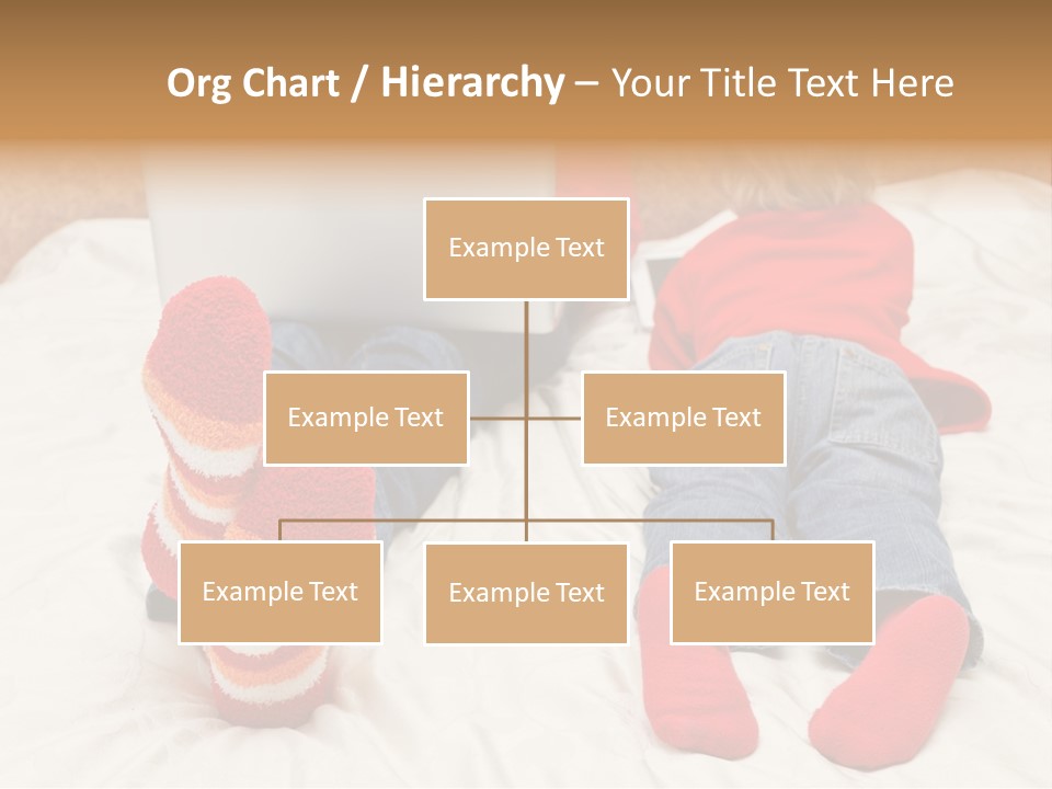 Female Personal Computer PowerPoint Template