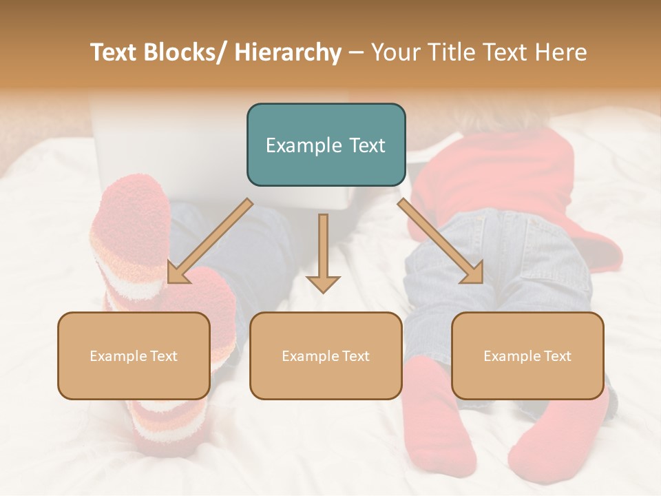 Female Personal Computer PowerPoint Template