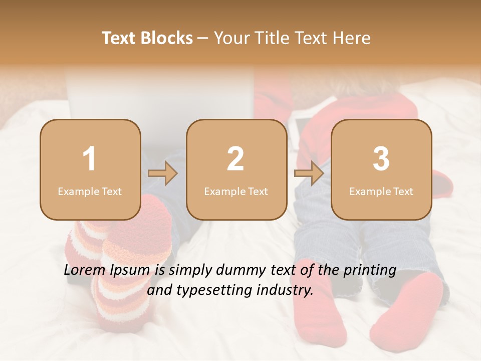 Female Personal Computer PowerPoint Template