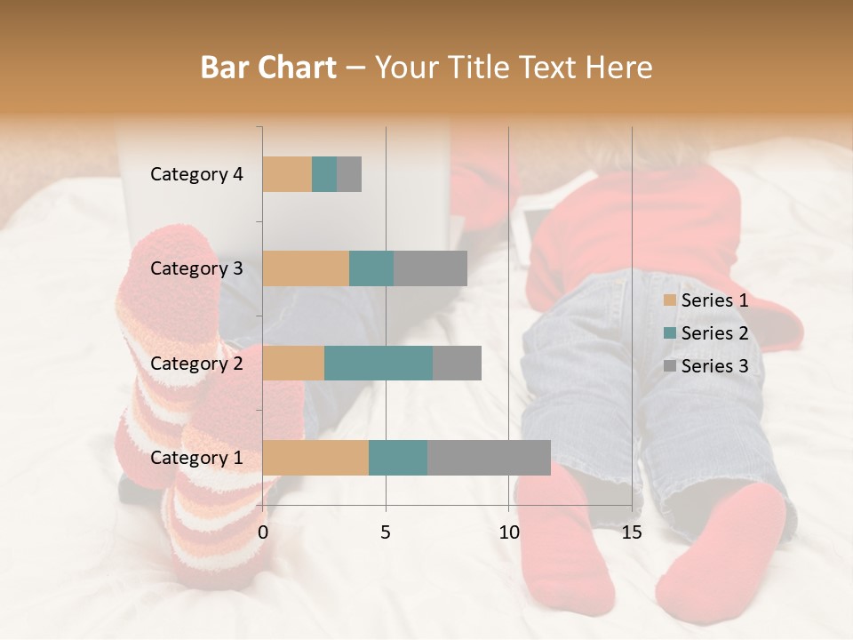 Female Personal Computer PowerPoint Template