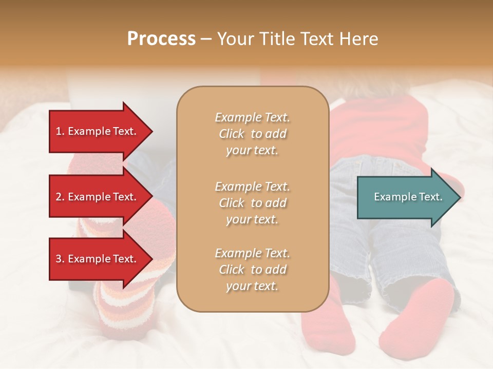 Female Personal Computer PowerPoint Template