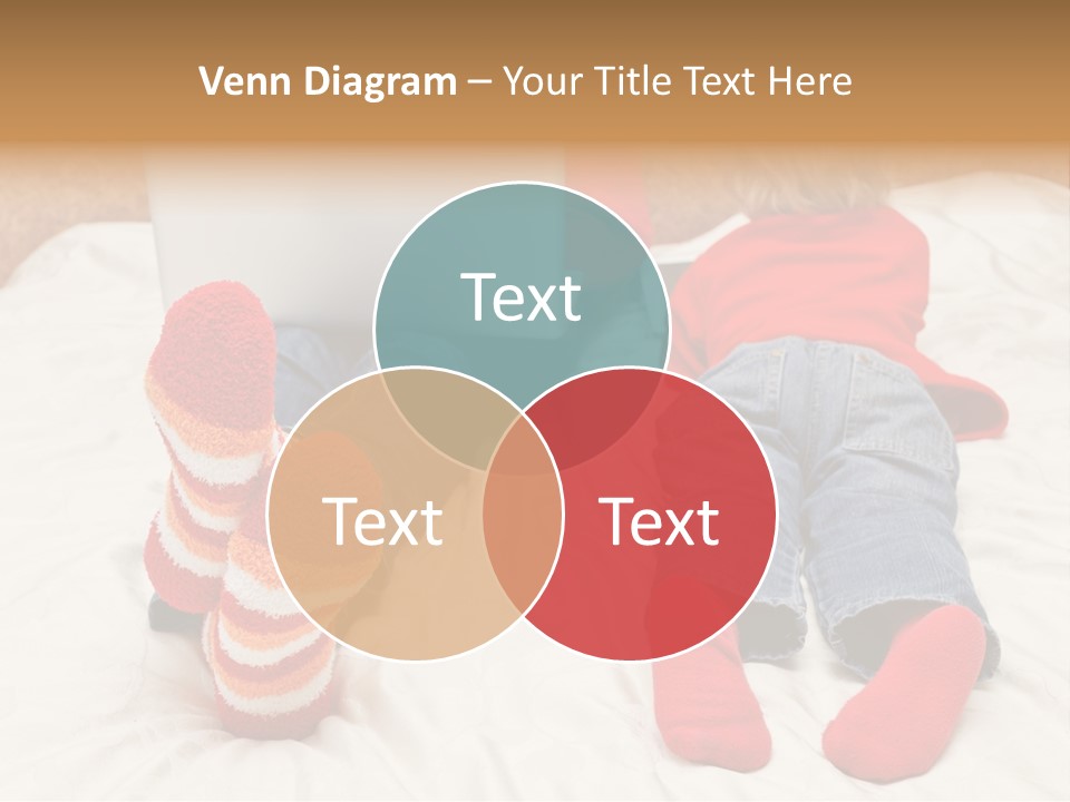 Female Personal Computer PowerPoint Template