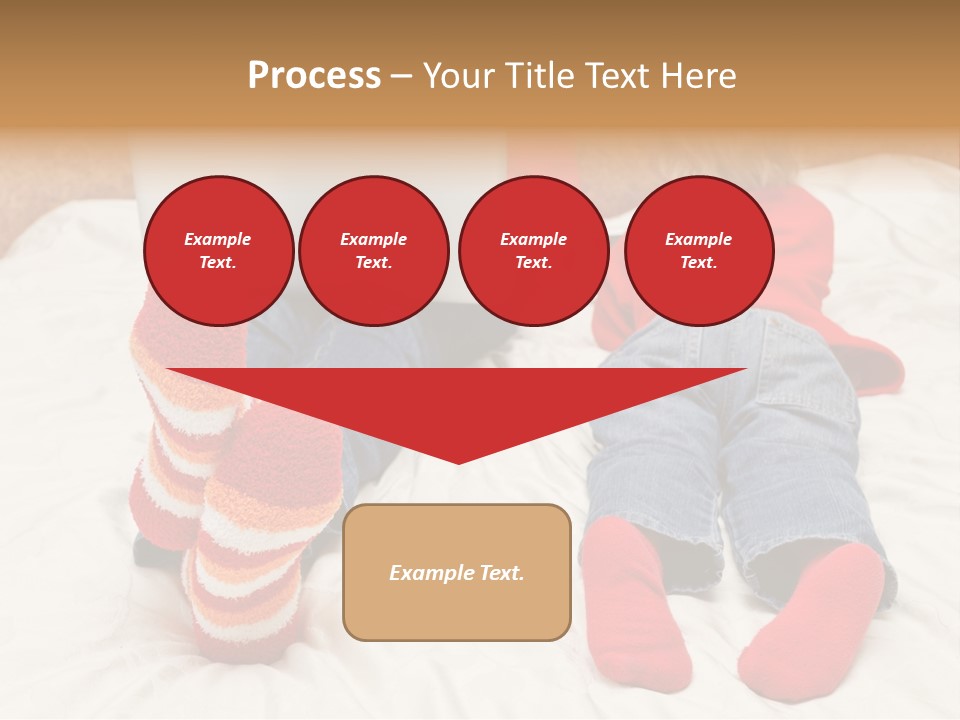 Female Personal Computer PowerPoint Template