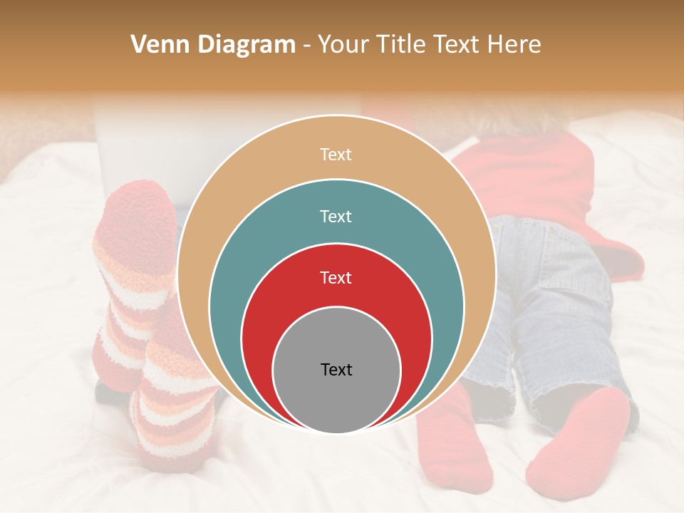 Female Personal Computer PowerPoint Template