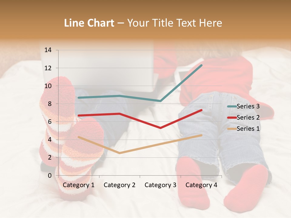 Female Personal Computer PowerPoint Template