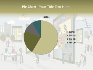 Work Upload Network PowerPoint Template