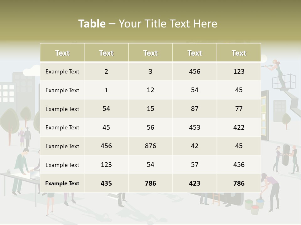 Work Upload Network PowerPoint Template