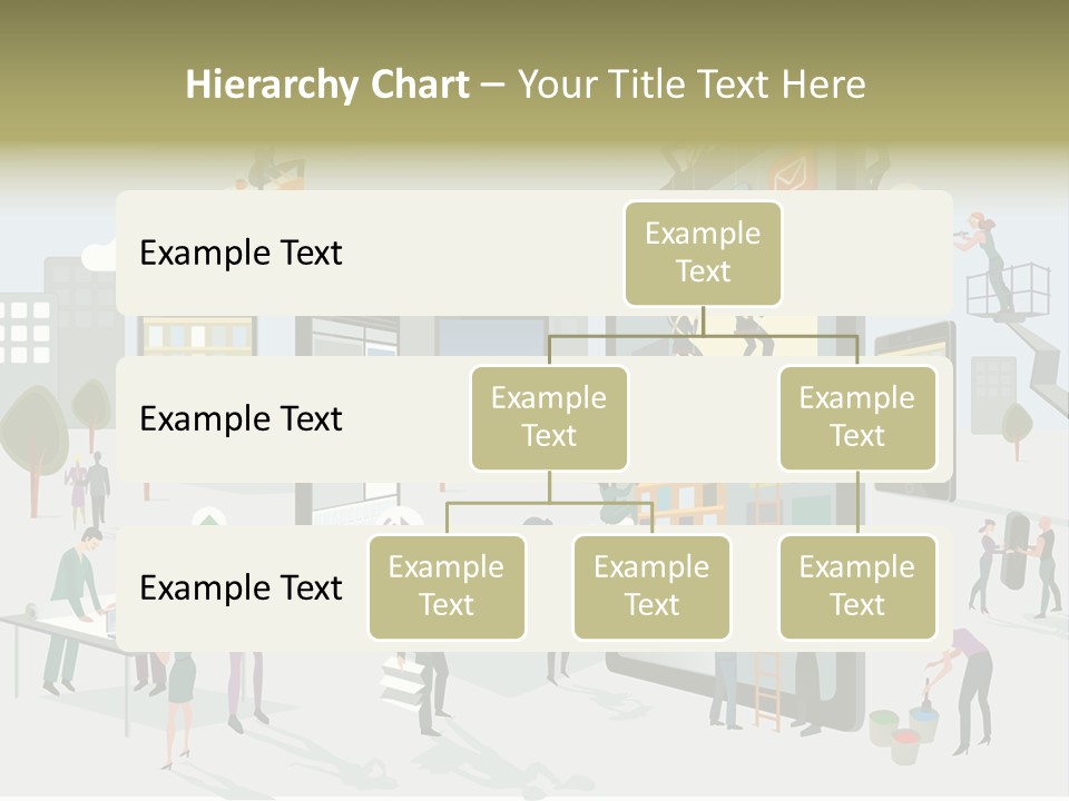 Work Upload Network PowerPoint Template