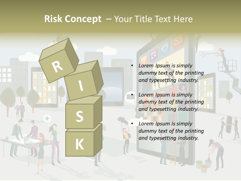 Work Upload Network PowerPoint Template