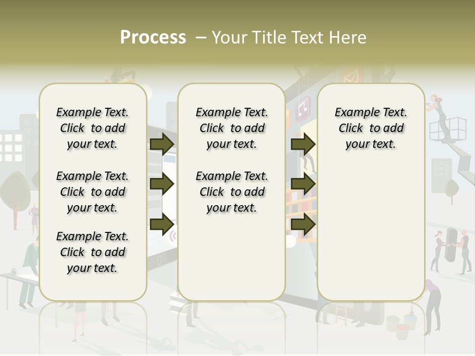 Work Upload Network PowerPoint Template