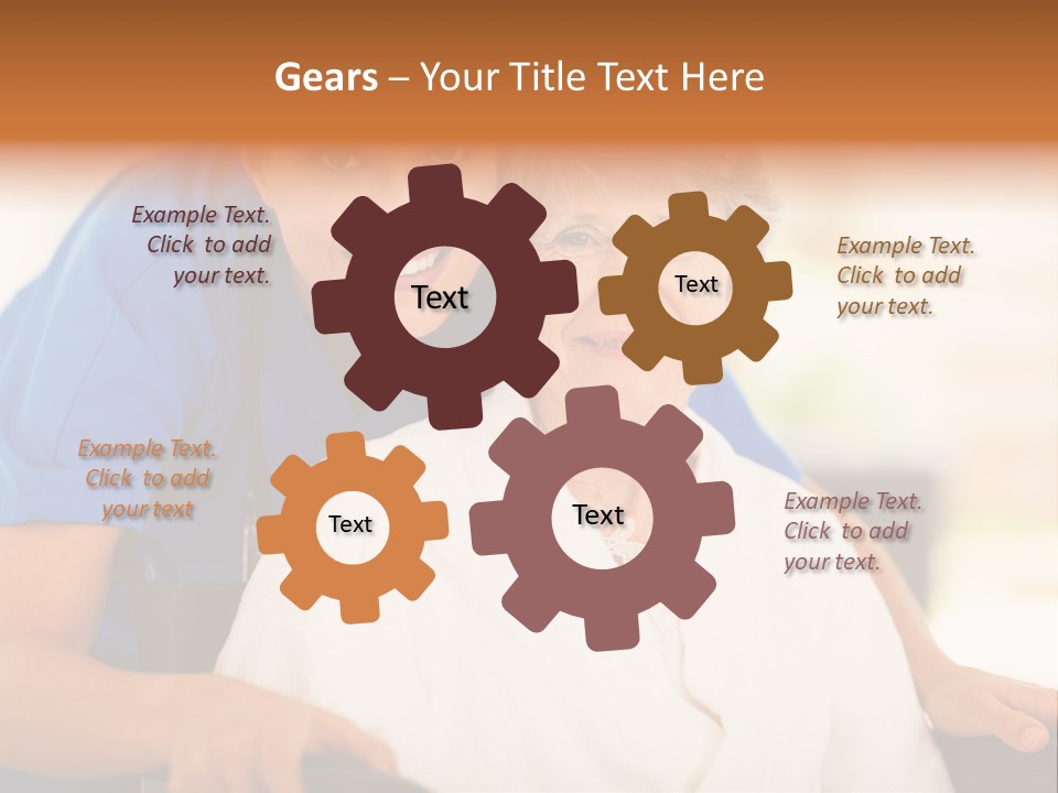 Work White Pretty PowerPoint Template