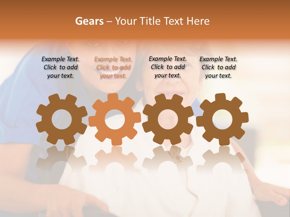 Work White Pretty PowerPoint Template