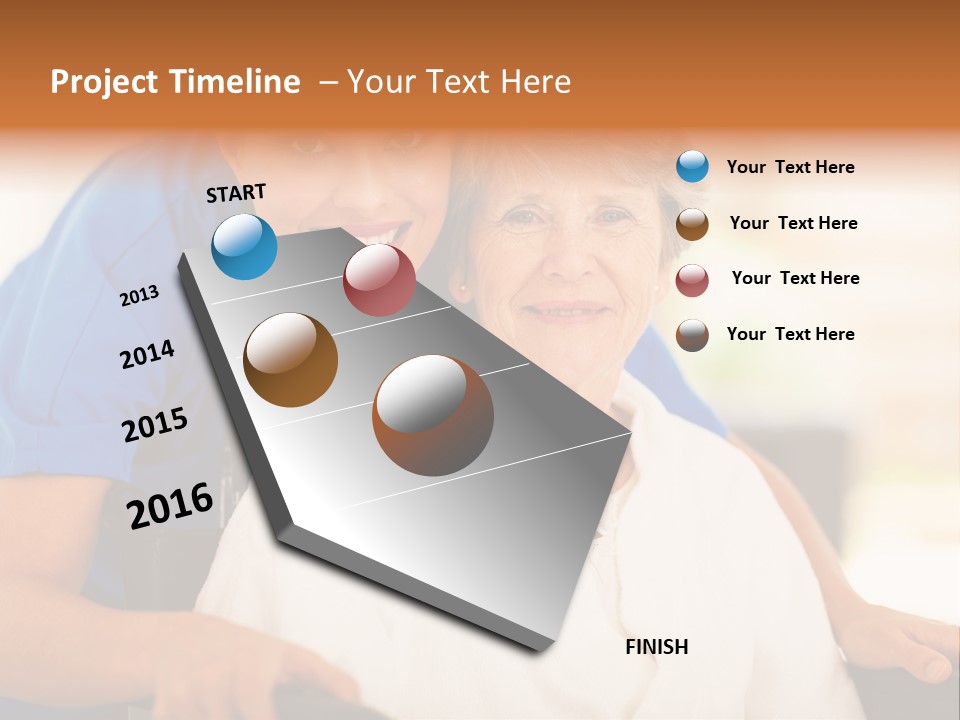 Work White Pretty PowerPoint Template