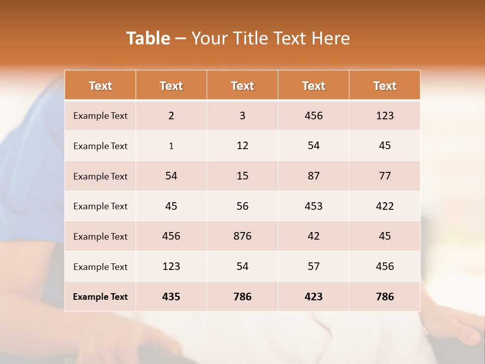 Work White Pretty PowerPoint Template