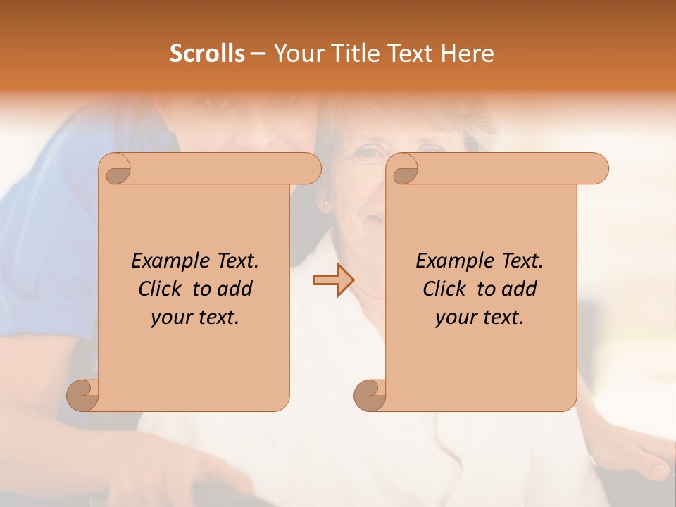 Work White Pretty PowerPoint Template