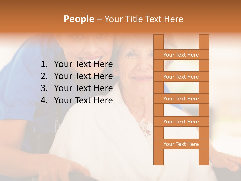Work White Pretty PowerPoint Template