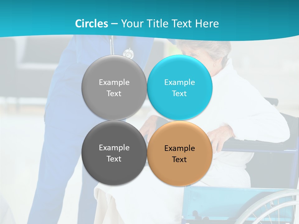 Blue Care Joyful PowerPoint Template