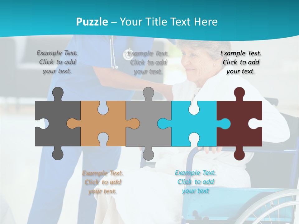 Blue Care Joyful PowerPoint Template
