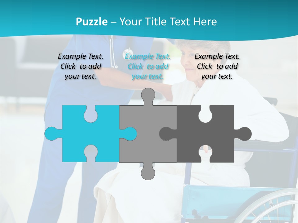 Blue Care Joyful PowerPoint Template