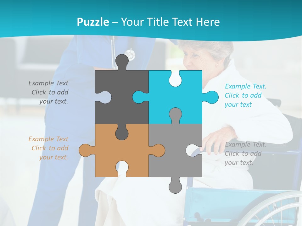 Blue Care Joyful PowerPoint Template