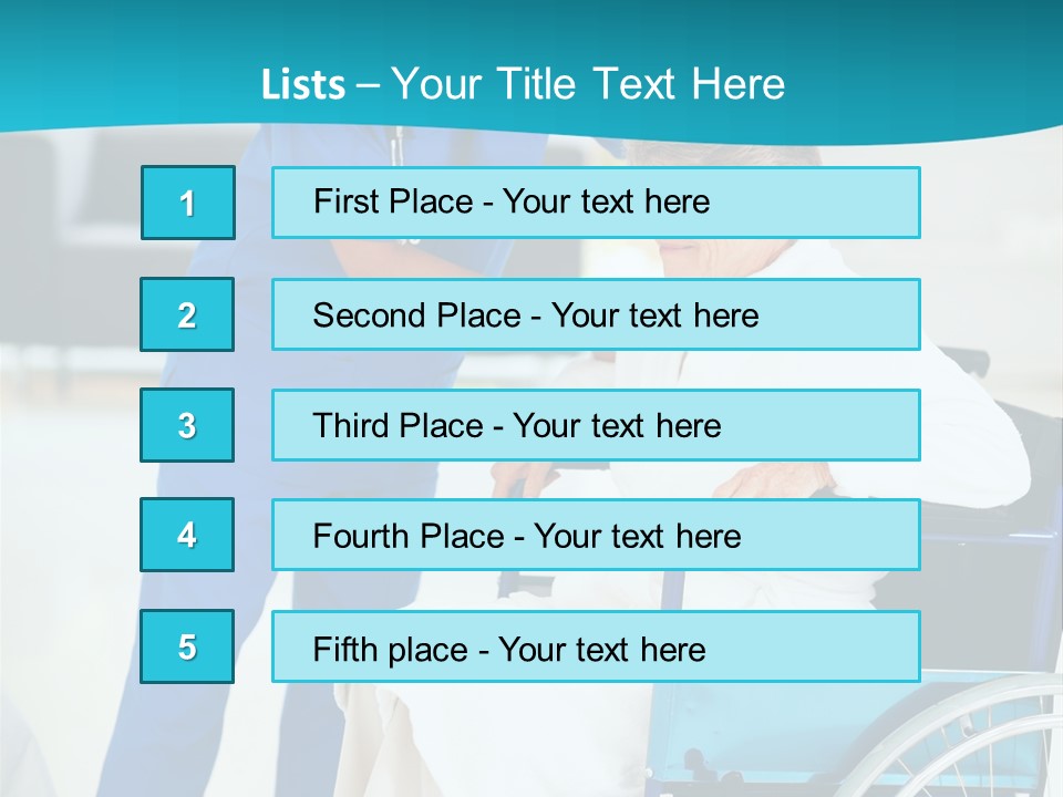 Blue Care Joyful PowerPoint Template