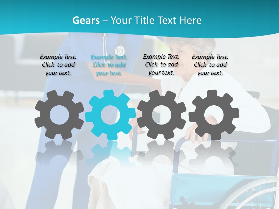 Blue Care Joyful PowerPoint Template