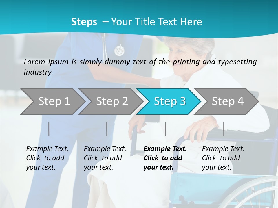 Blue Care Joyful PowerPoint Template