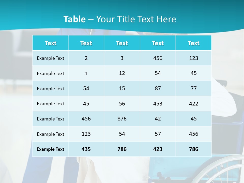 Blue Care Joyful PowerPoint Template