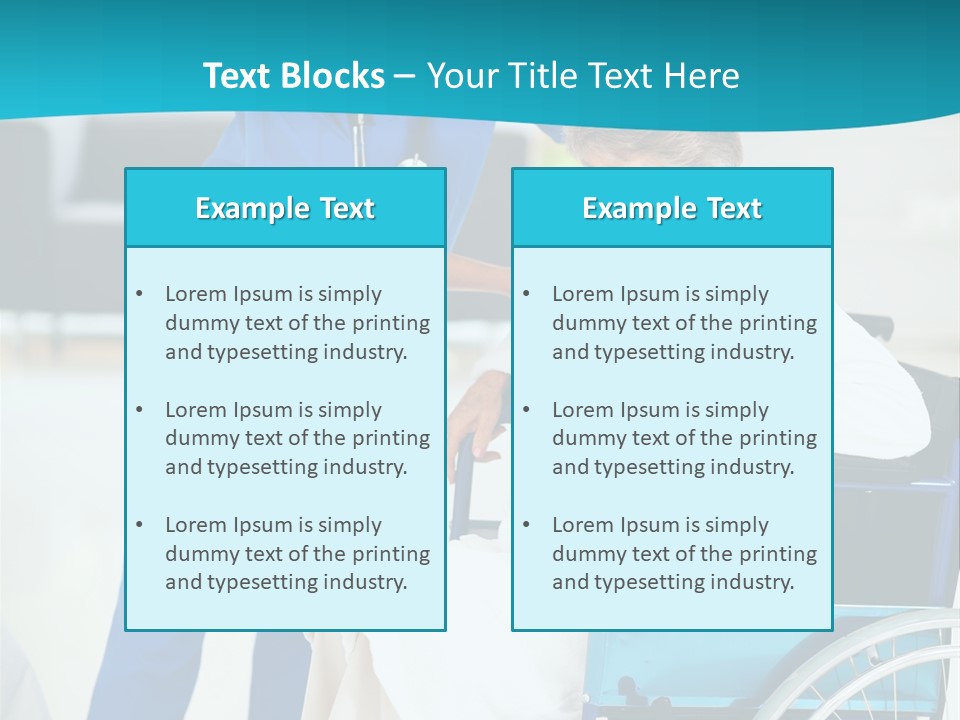 Blue Care Joyful PowerPoint Template