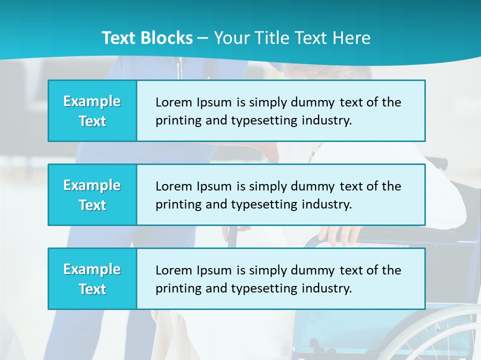 Blue Care Joyful PowerPoint Template