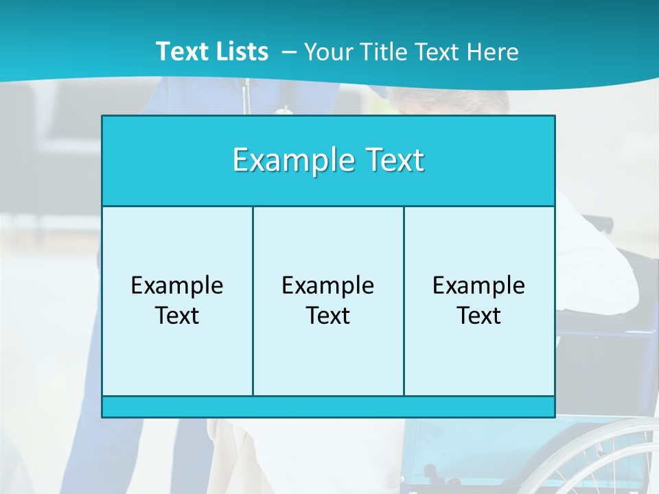 Blue Care Joyful PowerPoint Template
