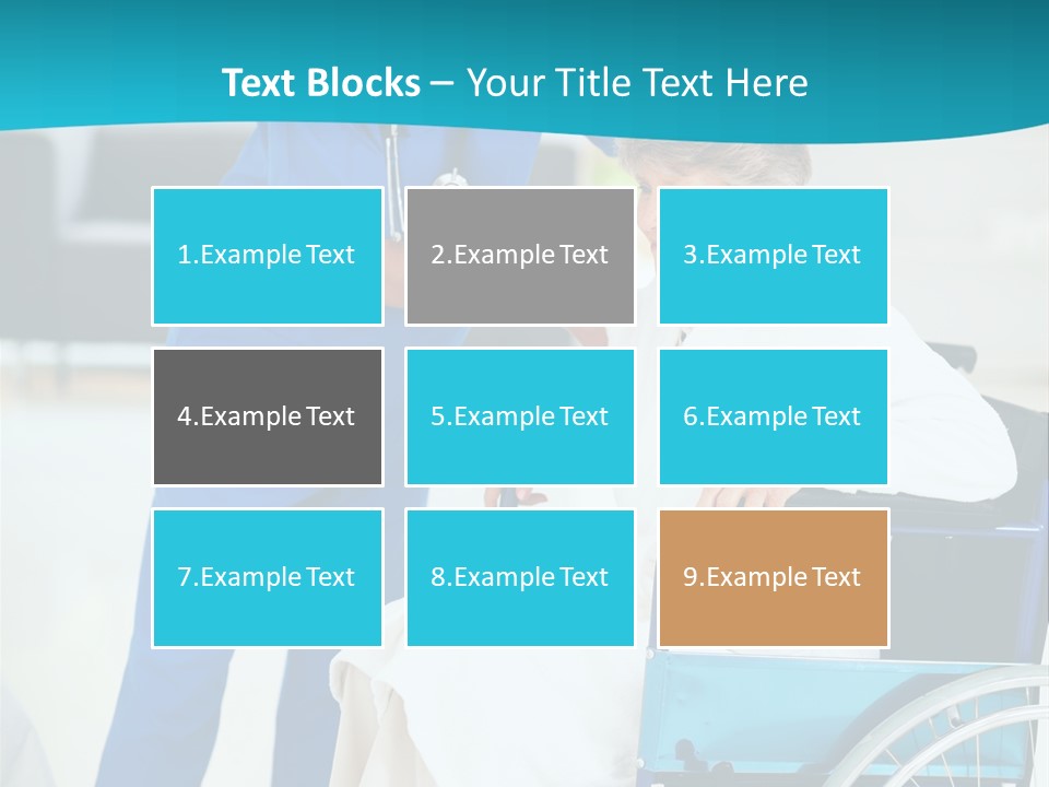 Blue Care Joyful PowerPoint Template