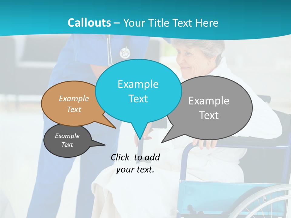 Blue Care Joyful PowerPoint Template