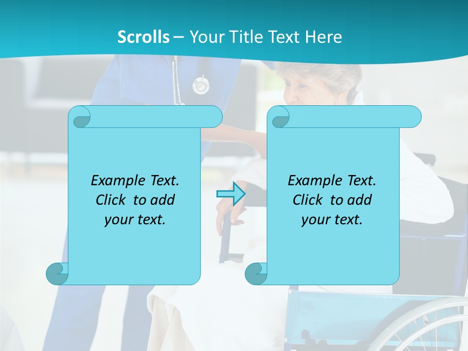 Blue Care Joyful PowerPoint Template