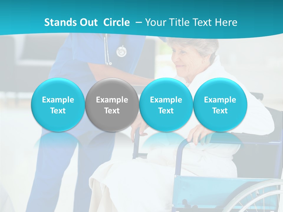 Blue Care Joyful PowerPoint Template