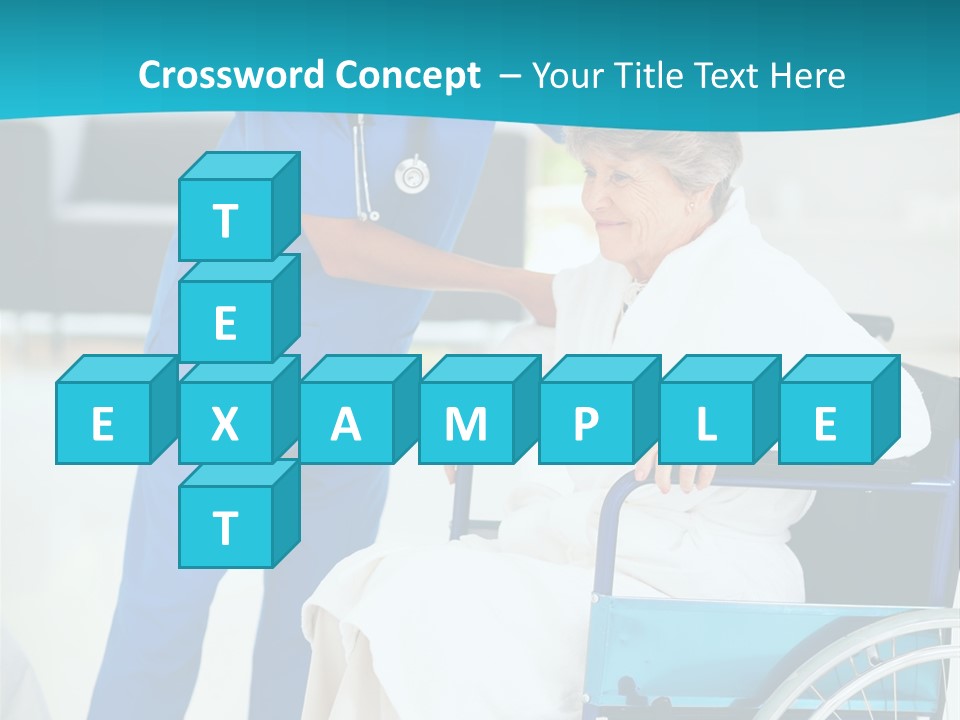 Blue Care Joyful PowerPoint Template