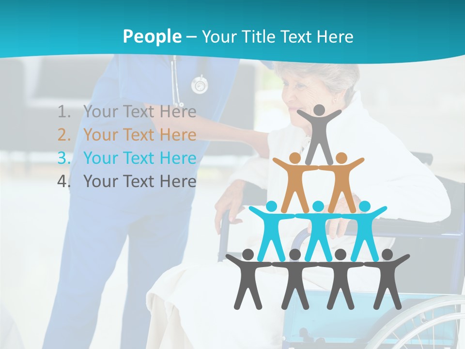 Blue Care Joyful PowerPoint Template