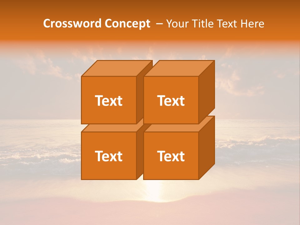 Surf Sandy Dusk PowerPoint Template