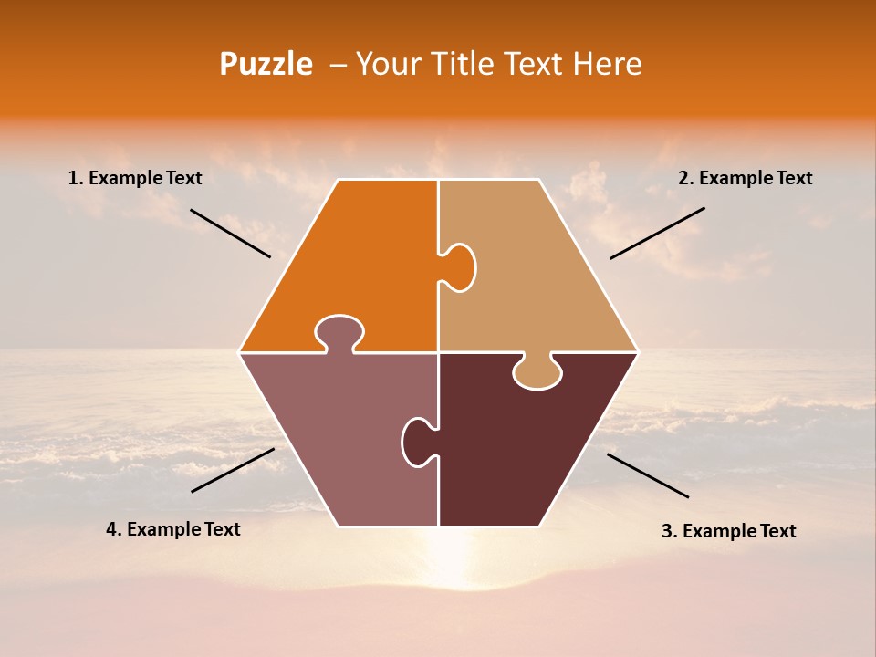 Surf Sandy Dusk PowerPoint Template