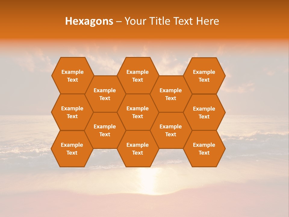 Surf Sandy Dusk PowerPoint Template