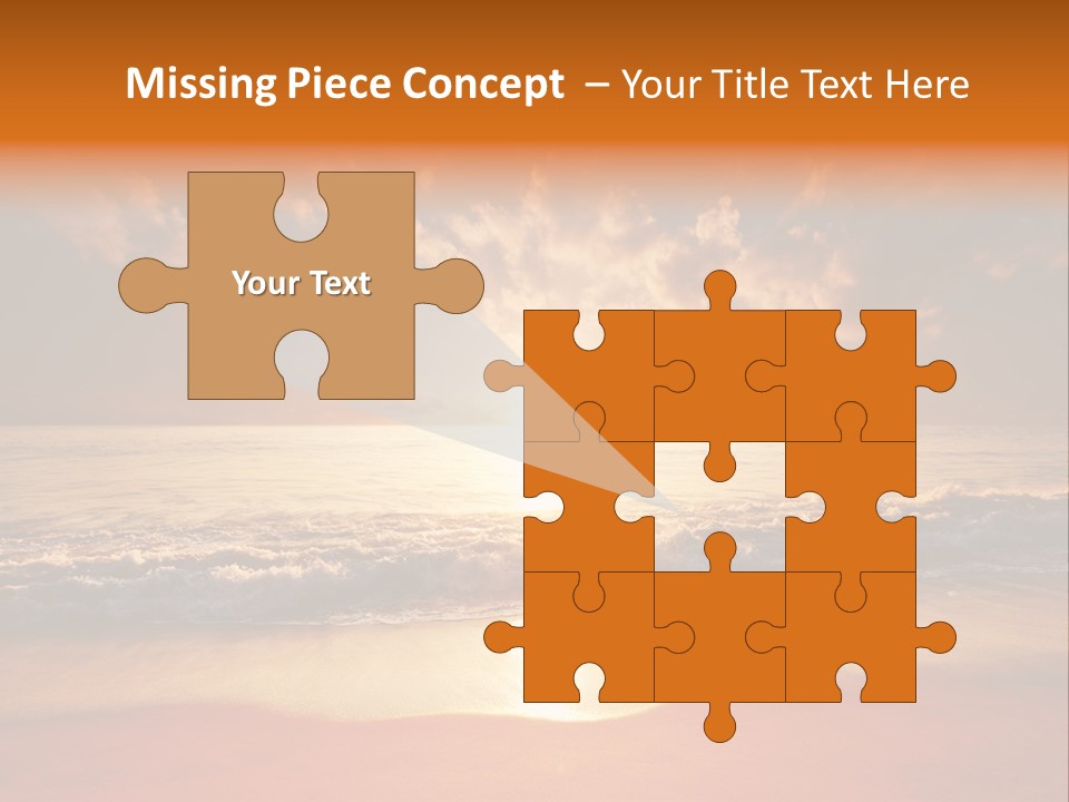 Surf Sandy Dusk PowerPoint Template