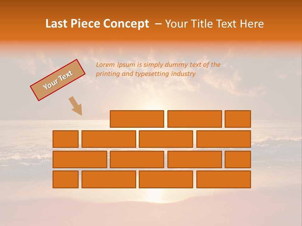 Surf Sandy Dusk PowerPoint Template