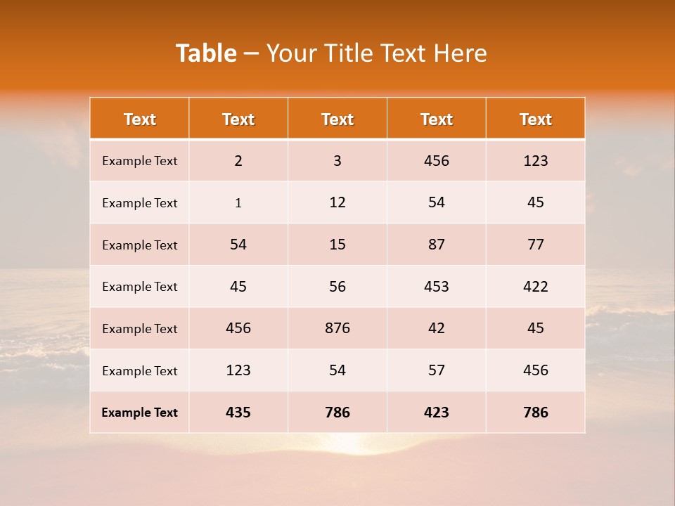 Surf Sandy Dusk PowerPoint Template